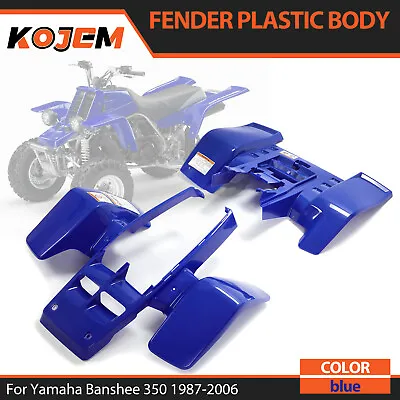 One Set Front & Rear Fender Plastic Body For Yamaha Banshee 350 1987-2006 Blue • $316.99