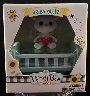 Honey Bee Acres - Baby Ollie W/Crib - Figure Approx. 1.75” - Sunny Days • $4.99