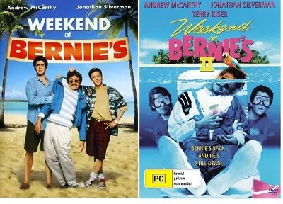 $22.99 • Buy Weekend At Bernie's (1989) & Weekend At Bernie's II (1993) DVD Bundle NEW 1-2