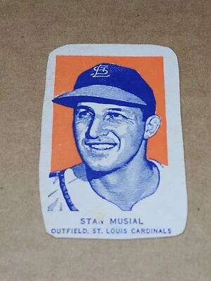 $49.99 • Buy Stan Musial 1952 Wheaties - Sloppy Hand Cut 