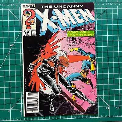 Uncanny X-Men #201 NEWSSTAND (1986) Key 1st App Nathan Summers Cable Mid Grade • $19.46