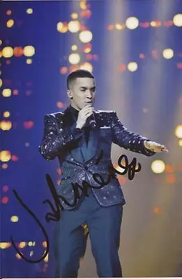 X FACTOR * JAHMENE DOUGLAS SIGNED 6x4 LIVE PHOTO+COA • £9.99