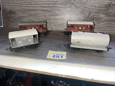 4 X Hornby Oo Gauge Wagons Need Tlc • £14.99