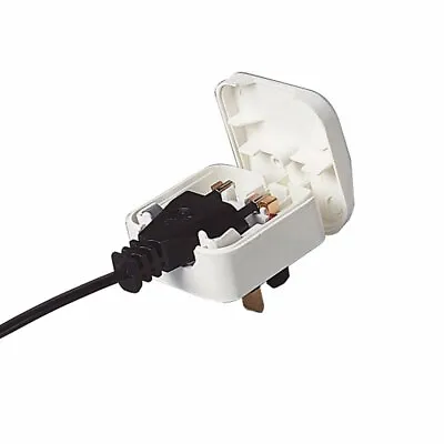 £5.45 • Buy 2 Pole Euro Europe EU Plug To 3 Pin UK Plug Fused Converter Mains Socket Adapter