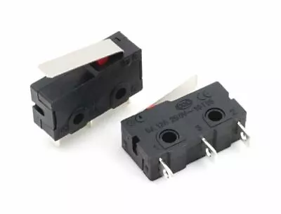 Limit Switch Lever Type 250V 5A N/O N/C Micro Limit Switches  KW11- Microswitch • £1.95