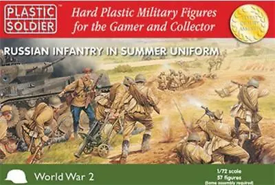 Plastic Soldier Company 1:72 WWII RUSSIAN INFANTRY Scale Kit WW2020001 • £16.52