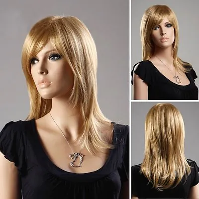 Ladies Wig Long Blonde Full Wig Wavy Straight Fashion Wig Forever Young UK • £17.99