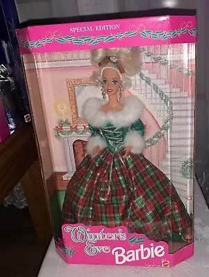 Winter’s Eve Barbie. 1994 New In Box. Red And Green Plaid Dress. • $27