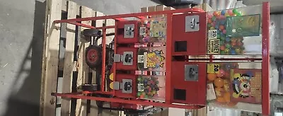£150 • Buy Red Retro 20p Coin Operated Gumball / Bouncy Balls / Gobstopper Vending Machine 