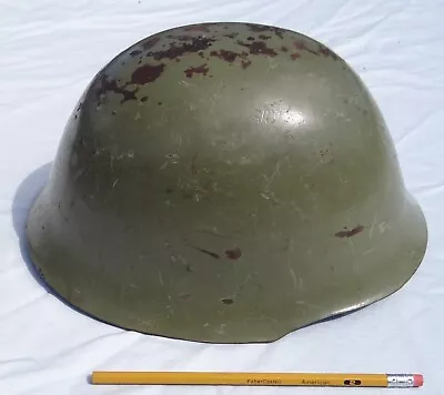 Yugoslavian  M59/85 Military Metal Helmet Built In Liner • $24.99