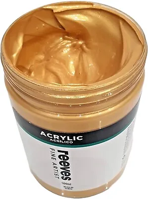 Reeves Acrylic Paint Artist Large 500ml Tubs • £5.95