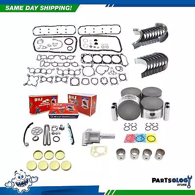 DNJ EK607M Master Engine Rebuild Kit For 89-90 Nissan 240SX 2.4L SOHC 12v KA24E • $297.49