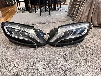 2014-2017 Mercedes S Class W222 Headlights Pair S550 S63 AMG S65 AMG LED • $1200