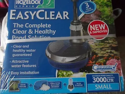 £99.95 • Buy Hozelock Easyclear 3000 Fish Pond Pump Filter Uvc Uv Unit All In One
