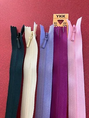 Clearance  YKK Concealed Invisible Zips  Closed End  Zip 11 • £3.50