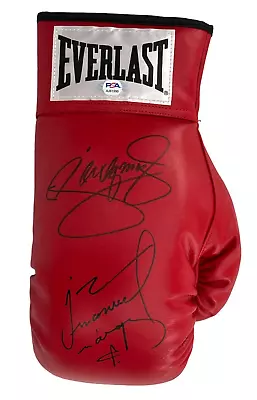 Manny Pacquiao AND Juan Manuel Marquez Signed Red RH Leather Boxing Glove PSA • $799.99