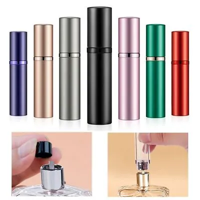 5ml Portable Perfume Atomizer Travel Refillable Bottle Mini Scent Pump Spra AU • $13.59
