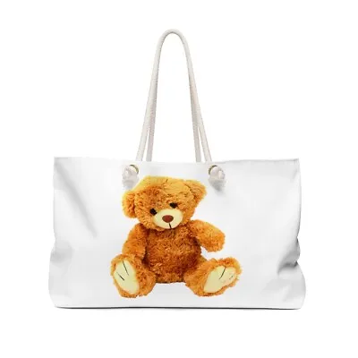 Teddy Bear Bag - Pregnancy Handbag / Tote Shoulder Bag / Baby Shower Gift Bag • £42.26