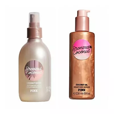 Victoria's Secret PINK Bronzed Coconut Self-Tanning Water And Body Bronzing • $49.99