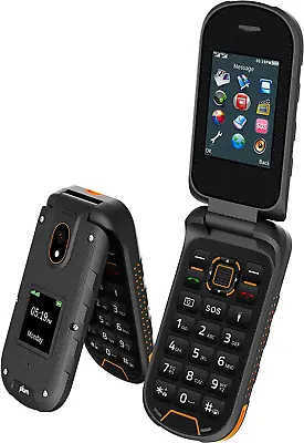 Plum RAM Plus | 4G LTE Unlocked Rugged Flip Phone| Water/Shock Proof ATT Tmobile • $68.31