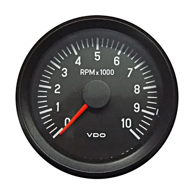 VDO Cockpit International Tachometer Gauge 10000 RPM 80mm 3.1  12V 333-035-022C • $130.05