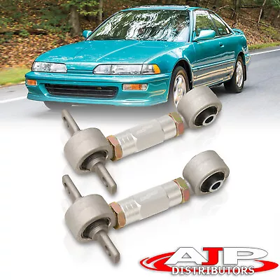 Silver JDM Rear Adjustable Camber Arms Bar Kit For 1990-2001 Acura Integra DA DC • $27.99