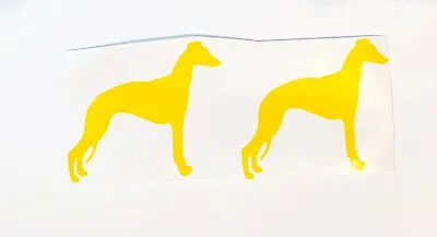 Whippet Dog Stickers Car Wall Decal  Sticker Pack Of 2 • £1.95