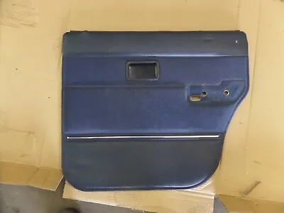 86-93 Volvo 240 244 Right Rear Blue Door Panel Card 1295465 OEM Sedan GS2 • $72.95