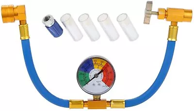 R134A AC Recharge Hose Auto Air Conditioning R12 To R134A Valve Kit Accessories • $17.75
