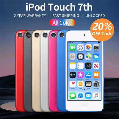 New Apple IPod Touch 6th 7th Gen 64GB 128GB 256GB MP3 Game Player All Colors Lot • $50.89