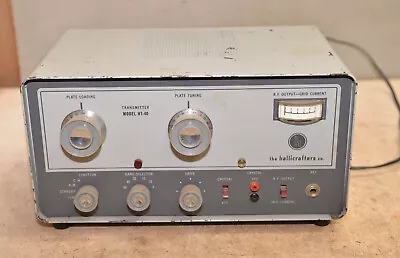 Vintage Hallicrafters HT-40 HF Transmitter Collectible Ham Radio Base Model • $199.99