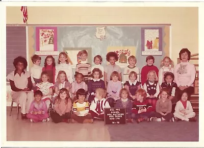 Vtg Photo Class Photo Bel Pre Elementary School Silver Spring Maryland 1978 #4 • $7