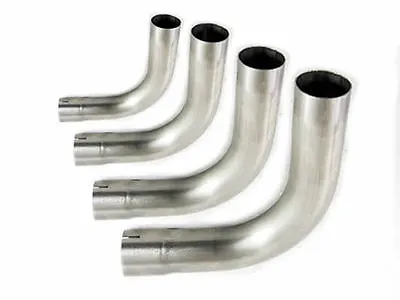 £12.59 • Buy Stainless And Mild Steel FLARED Exhaust Mandrel Bend 90 Degree Elbow ALL SIZES