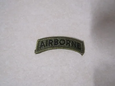 Military Patch Sew On For Bdu Uniform Us Army Airborne Tab • $1.69