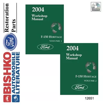 2004 Ford Truck F-150 Heritage Shop Service Repair Manual CD • $44.99