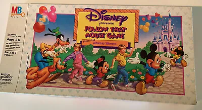 VINTAGE 1986 Disney FOLLOW THAT MOUSE GAME COMPLETE MILTON BRADLEY Mickey Mouse • $13.98