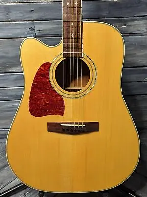Used Ibanez Left-Handed AW100CE MIK Acoustic-Electric Guitar • $299