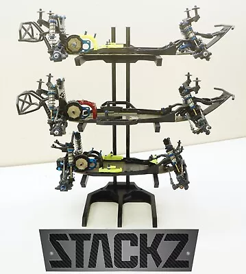 STACKZ 1/10 Scale RC Car Shelf Pit Display Stand Rack For SC6 B6 T6 Track Car • $94.21