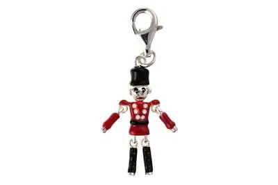 £40.46 • Buy Enamel Toy Soldier Charm Pendant Sterling Silver
