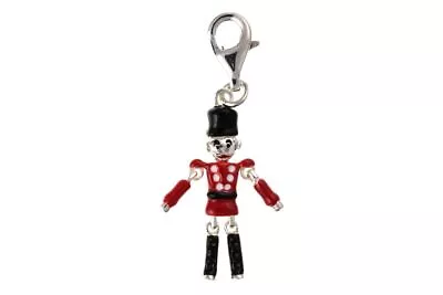 £40.46 • Buy Enamel Toy Soldier Charm Pendant Sterling Silver