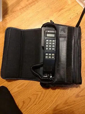 Vintage Commnet Cellular Black Bag Phone W/antenna Power Pack & Power Point. • $26.99