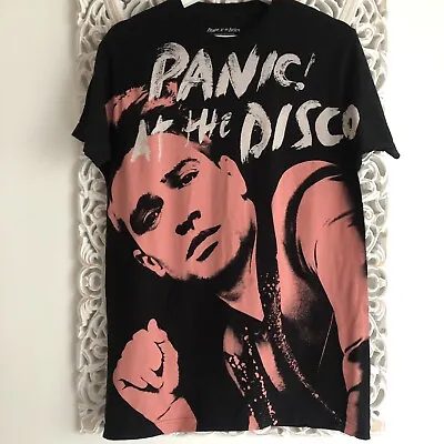 Panic At The Disco T Shirt 2018 Medium Black Short Sleeve • £15.51