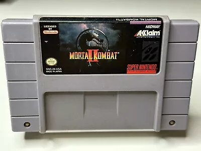 Mortal Kombat SNES Super Nintendo 1992 Authentic Tested And Working • $17.40