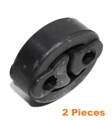 2PC For Ford Acura Honda Exhaust System Insulator Black Rubber Reduce Vibration • $8.75