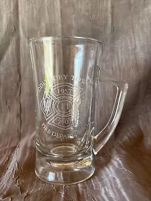 MIDDLEBURY CENTER PA Wellsboro Tioga Co Fire Department Glass Mug Advertisement • $19.99