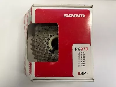 PG-970 9 Speed Cassette - SRAM PG-970 Cassette - 9 Speed 11-34t Silver - • $43.78