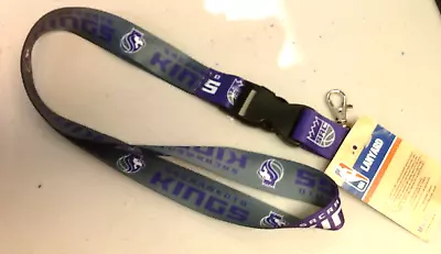 Wincraft Nba Keychain Long Sacramento Kings Kings Purple/Grey Lanyard • $9.50