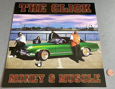 2001 Vintage THE CLICK Money & Muscle Promo Slick POSTER Unused Rare E-40 Rap • $3.99
