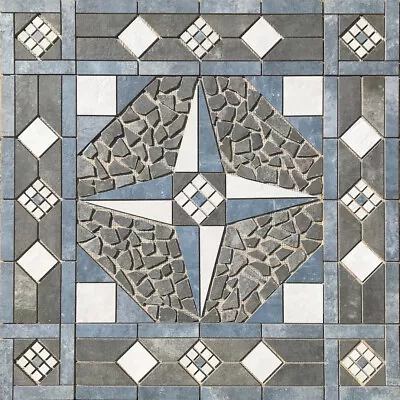 36  X 36  Tile Floor Medallion Deco Mosaic - Happy Floors French Quarter Series • $295