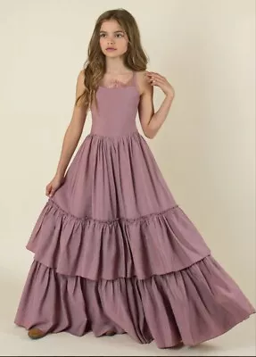 Absolutely Stunning! Joyfolie Purple Dress Ruffle 12 New! • $59.99